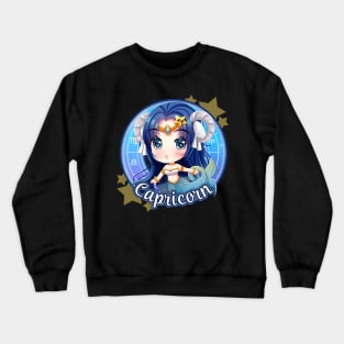 Chibi Capricorn Crewneck Sweatshirt